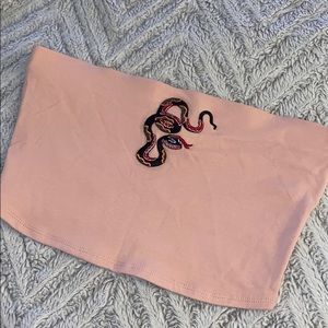 Snake tube top